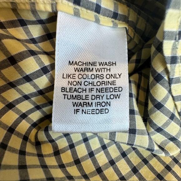 Roundtree & Yorke Mens X-Large Button Down Dress Shirt Long Sleeve - Picture 11 of 12